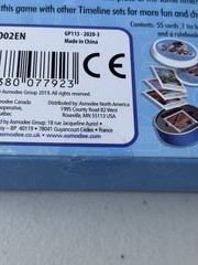 New Timeline Card Game Events tin Zygomatic Asmodee Family Game