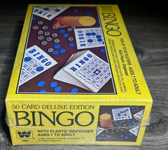 1981 VINTAGE BINGO 50 CARD DELUXE EDITION Game by WHITMAN 4805~NEW & SEALED