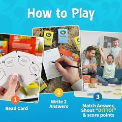 Family Party Game for 4-20 Players Ages 8 Up Award Winning Hilarious