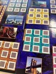 Complete- VTG Manhattan Mayfair Games Board Game 1996 Skyscraper Building