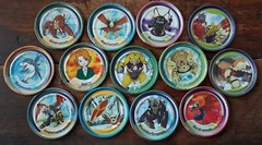 Digimon Rappers Lot Of 31 Digital Monsters Metal Pogs Tazos 2 Inch Mgic Box 2001