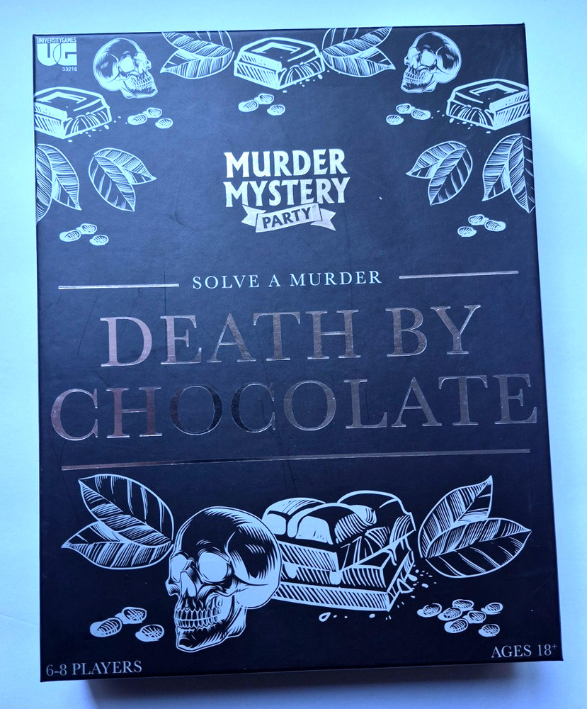 Murder Mystery Game Dinner Party Board Death By Chocolate 6 – 8 University Games