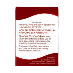 Oral Sex Card Game Adults Couples Fun Foreplay Game Lover Party Paper Game