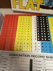 Avalon Hill Flat Top 1981 WWII Carrier Battles UNPUNCHED Complete Game 8930