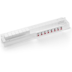 magic sewing machine Acrylic Mahjong Racks with Magnetic Pushers, Set of 4 Cl…