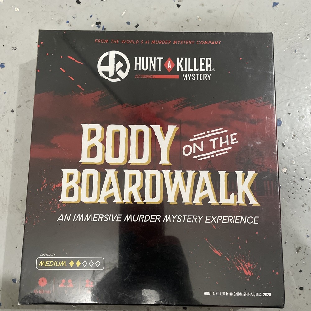 Hunt a Killer Body on the Boardwalk Immersive Murder Mystery Game