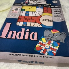 Complete 1956 Vintage Milton Bradley INDIA Game A Mother’s Choice #4633