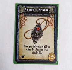 SHADOWS OF BRIMSTONE Board Game AMULET OF HEINGHAL PROMO 343 FFP