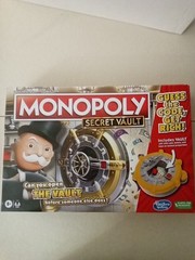 MONOPOLY Secret Vault Board Game for Kids Ages 8 – Up, Family Fun Complete Game