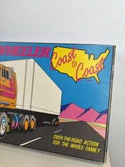 Vintage 18 Wheeler Coast to Coast Board Game 1986 DMP Eighteen 1978 Big Rig