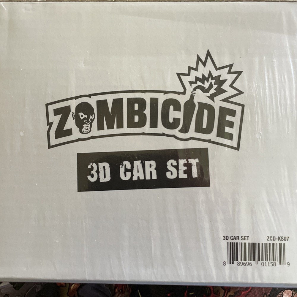 Zombicide 3D Car Set Extension Pack, 3D Components, Horror/Monster, 14+