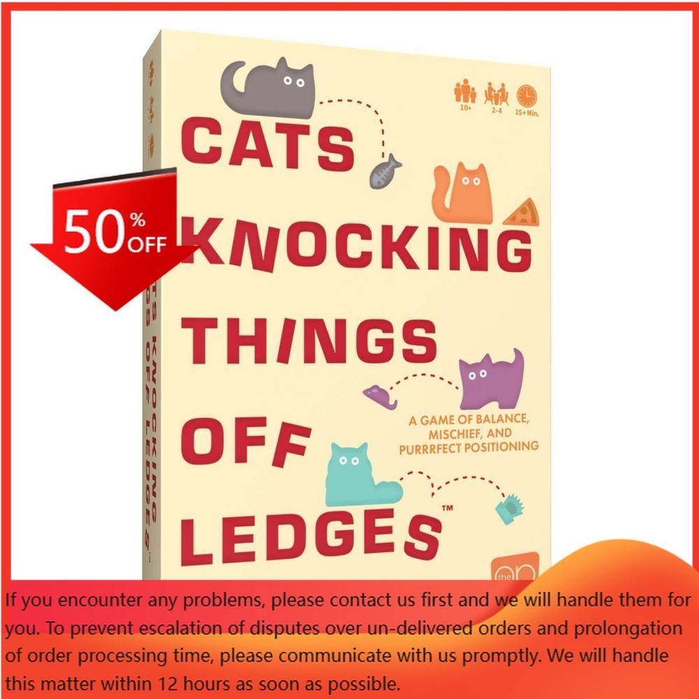 Cats Knocking Things Off Ledges Board Games