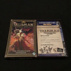 Talisman Rev 4th Edition Game THE HARBINGER Expansion FFG 100% Complete w box