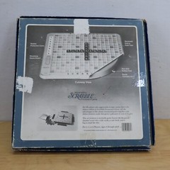 Vintage 1982 Scrabble Deluxe Turntable Board Game Wooden Tiles Complete