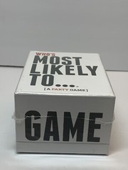 Who’s Most Likely To… A Party Game, 250 Cards, Group Question Judging Game NEW