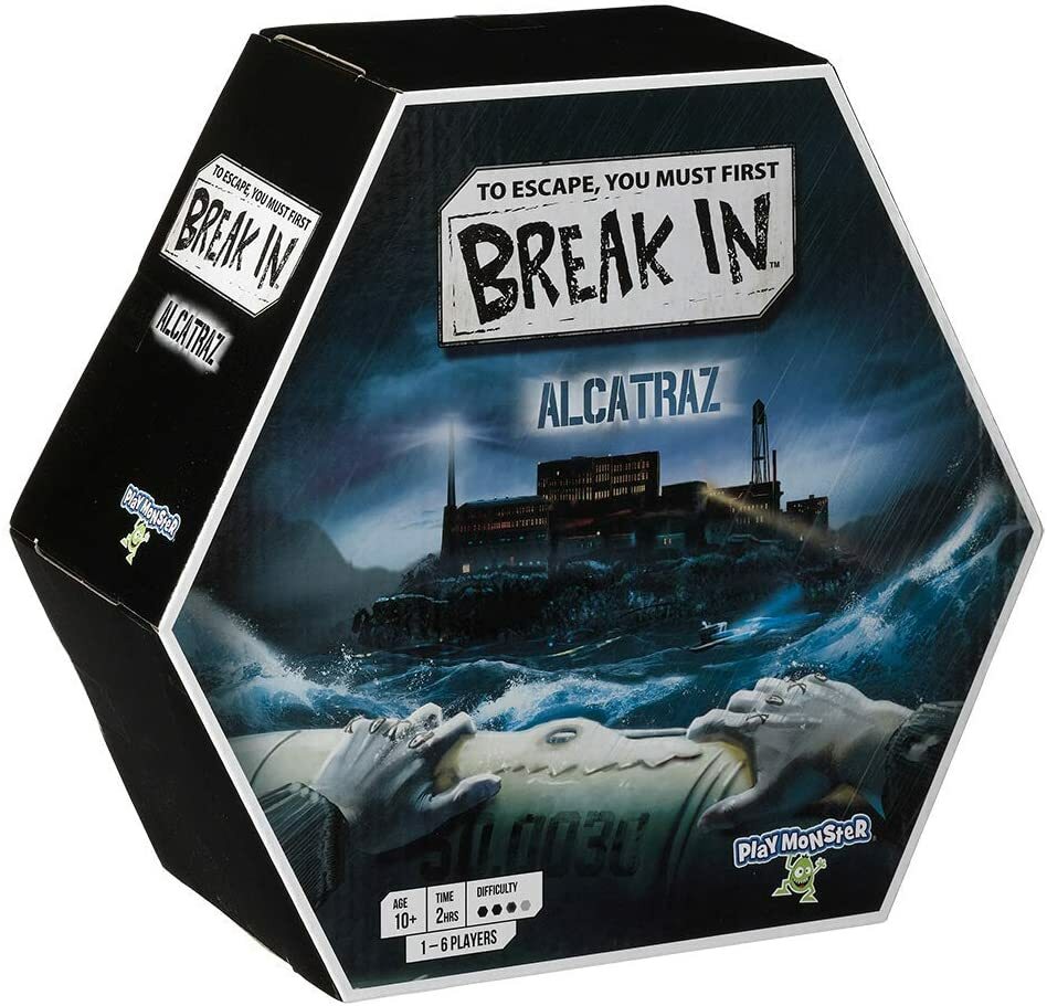 Break In Alcatraz Board Game Family Night Escape Room New Puzzles