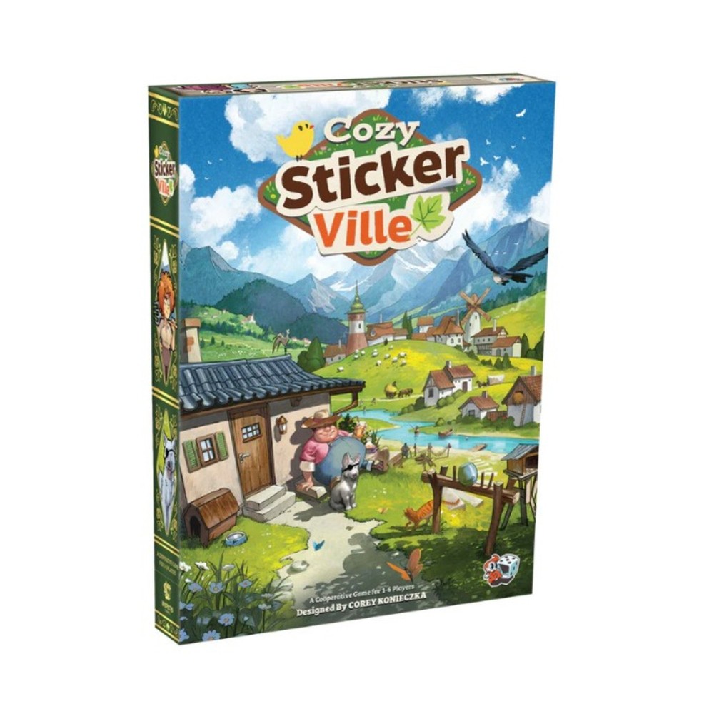 Unexpected Games Board Game Cozy Stickerville Box New
