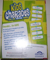 Outset KIDS CHARADES The fun Acting Game SEALED New in Box