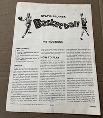 Vintage 1978 STATIS PRO NBA BASKETBALL Sports Illustrated Avalon Hill Board Game