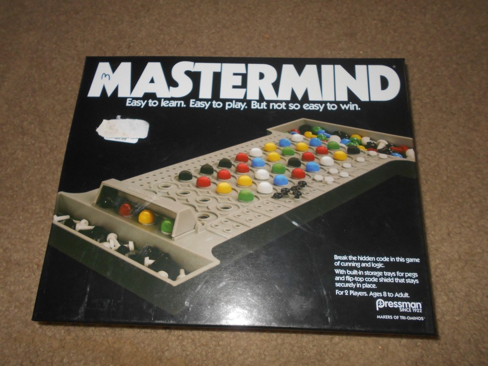 Mastermind Game Pressman Retro Memory Strategy Board Game NEW open box