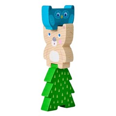 306705 Stacking Toy Forest Friends, Plug & Stacking Game Ages 2 and Up, Made i…