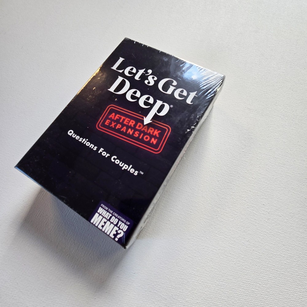 Let’s Get Deep: After Dark Expansion Card Game Couples Sexy Naughty Adult Spicy