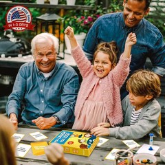 BRAVEBUG You Laugh You Lose Game – Funny Charades Kids Games – Board Games for K