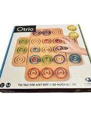 Otrio Deluxe Strategy Game By Marbles Brain Workshop Wooden Board 8+ Years
