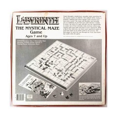 Golden Boardgame Labyrinth – The Mystical Maze Game Box Fair/VG+