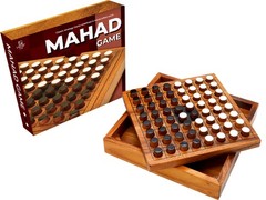 BSIRI Wooden Reversi Othello Board Game 10 inches x 10 inches, Natural Color