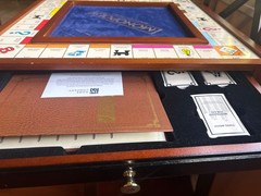 Monopoly Luxury Wooden Edition with Wood Game Board- Used Premium Collectible