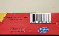 Hasbro Guess Who? Travel Board Game Grab and Go Compact Portable Investigation