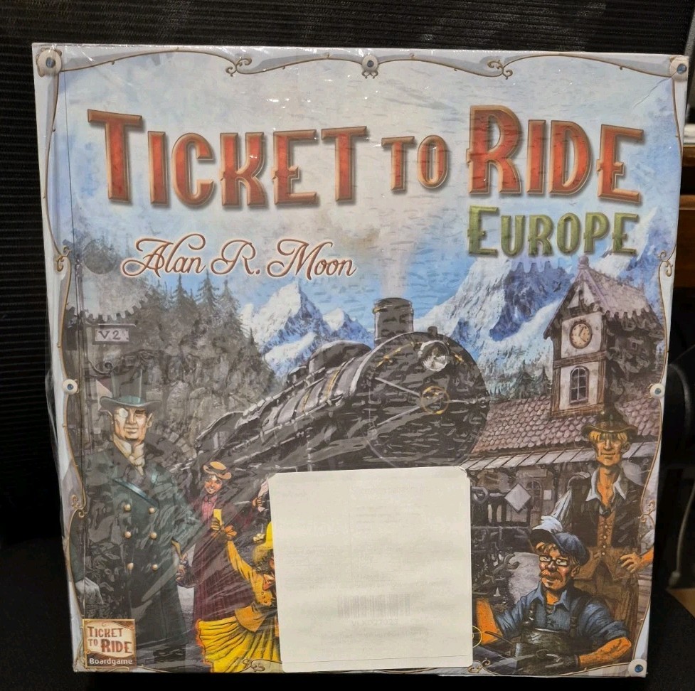 Ticket To Ride Europe Board Game Train Days Of Wonder – New in Box