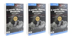 300 BCW Current Comic Backing Backer Boards 6 5/8 x 10 1/2 ” Long Term Storage