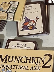 Munchkin Deluxe Sleeved Collection Bundle w Expansions 2 3 4 5 6 7 8 and Marvel