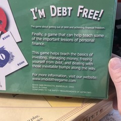 I’m Debt Free! Retired Card Game Age 10 Adult 2-5 Players Financial Freedom NEW