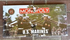 Monopoly US Marines Board Game Military 2005 Collector’s Edition New Sealed