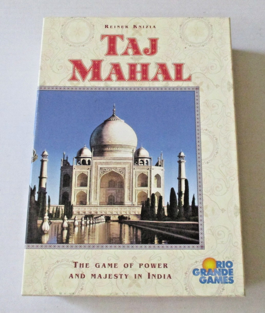 Taj Mahal The Game Of Power & Majesty In India Board Game Rio Grande Games 2000