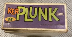 Vintage 1967 Kerplunk Family Game Ideal Toy Corp Made In USA Retro Box