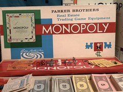 1961 Monopoly Game by Parker Brothers Complete Very Good Condition vintage