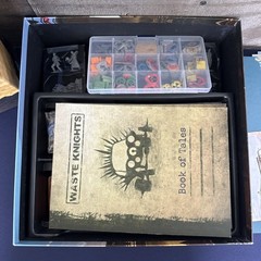 Waste Knights 2nd Ed Board Game Kickstarter All-In Big Box Post-Apoc Complete