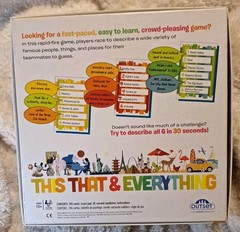 This That & Everything Board Game Outset Media- Family Team Fast Paced Trivia