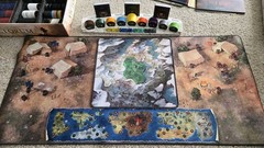Hoplomachus Victorum Board Game With Premium Health Chips & Hero Tracker, Used