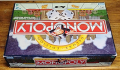 Monopoly Deluxe Edition 1998 Wood Houses 12 Gold Tokens Parker Brothers Complete