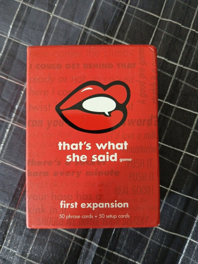 That’s What She Said Game – First Expansion Adults Only