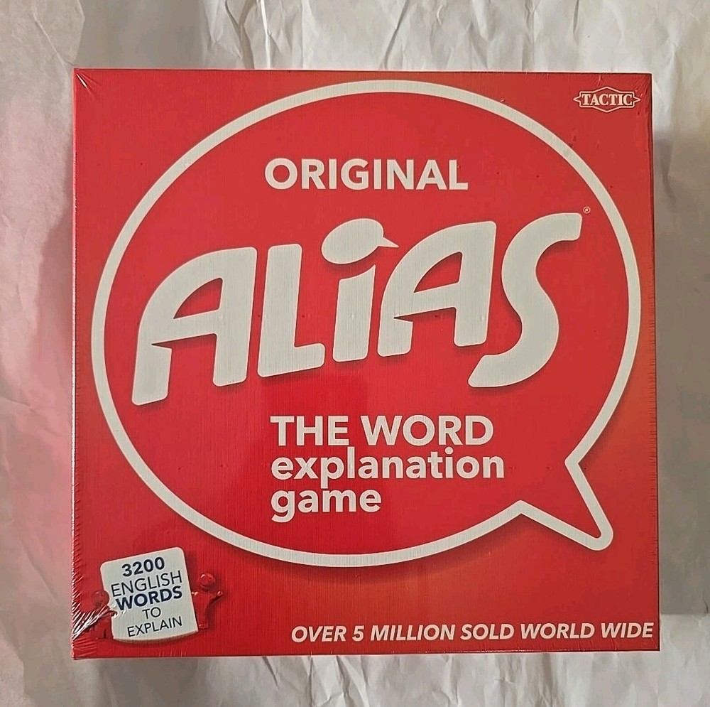 New Tactic Games Original Alias Board Game Word Explanation Game Ages 10+