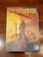 SPYRIUM Board Game 2013 Steampunk Strategy Games Complete with special cases