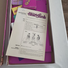 1988 Heart Throb Game Milton Bradley Bachelorette Party Fun VTG