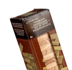 Tumbling Tower Game Wooden Stacking Blocks – 72 Pcs Set – Crafts