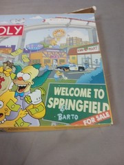 Monopoly The Simpsons Board Game 2001 Preowned Complete